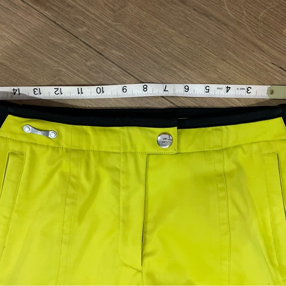 Spyder XTL Thinsulate Winger Snow Ski Pants Neon Green Women Size 8 - Picture 11 of 12